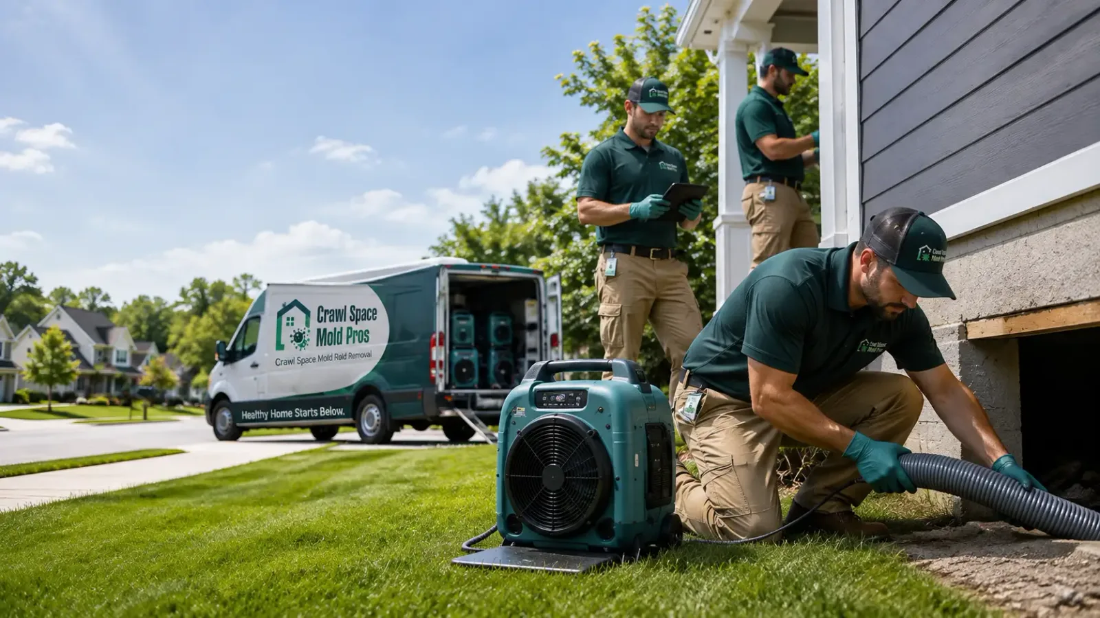Crawl Space Mold Removal in Marshall, IL